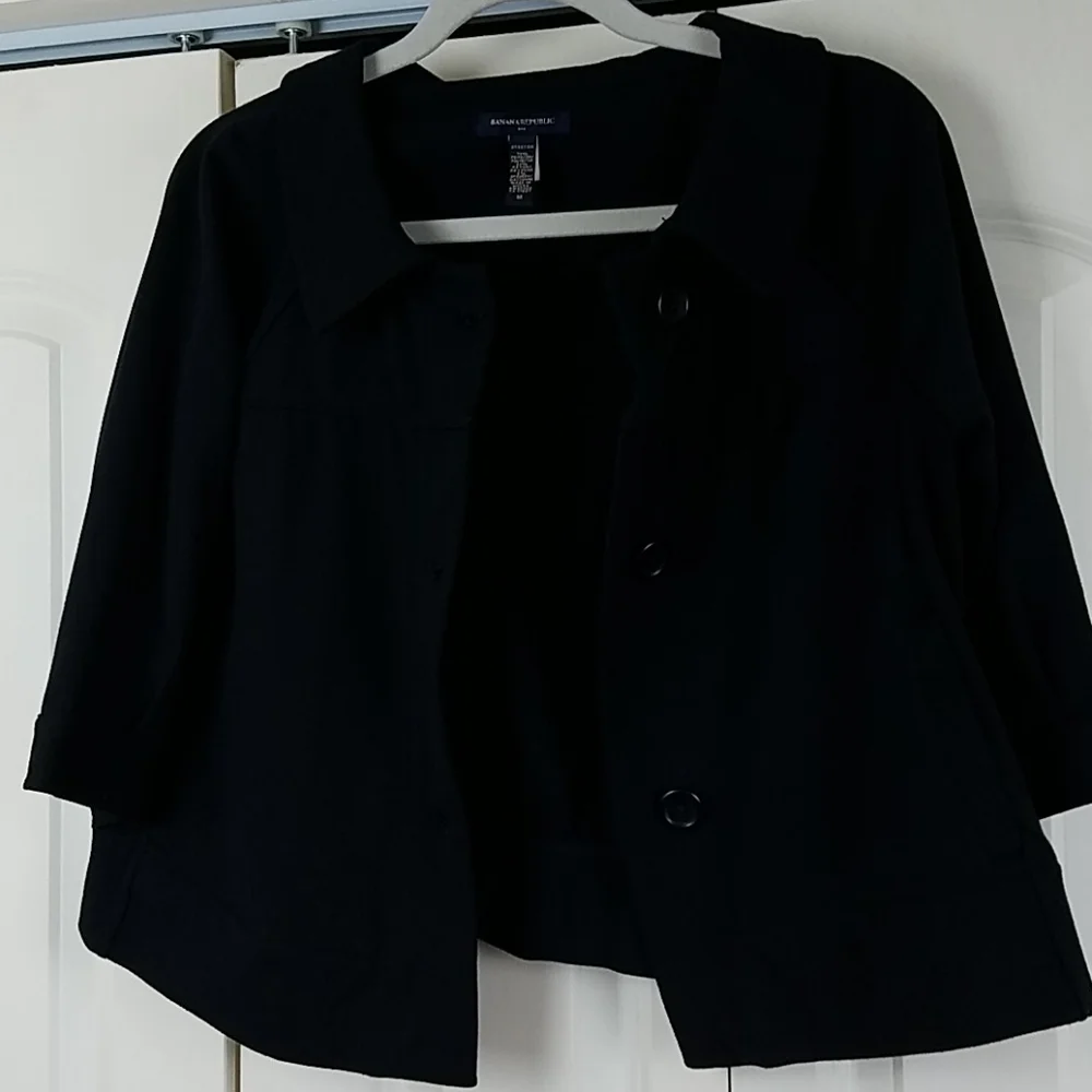 Banana Republic Black Suit Jacket Size Medium
